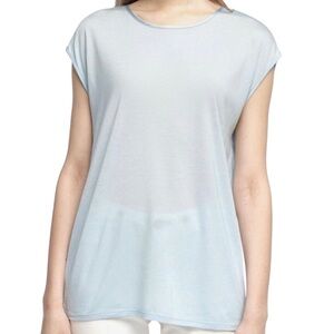 NWT Rag & Bone Blue Cap Sleeve Relaxed Tee